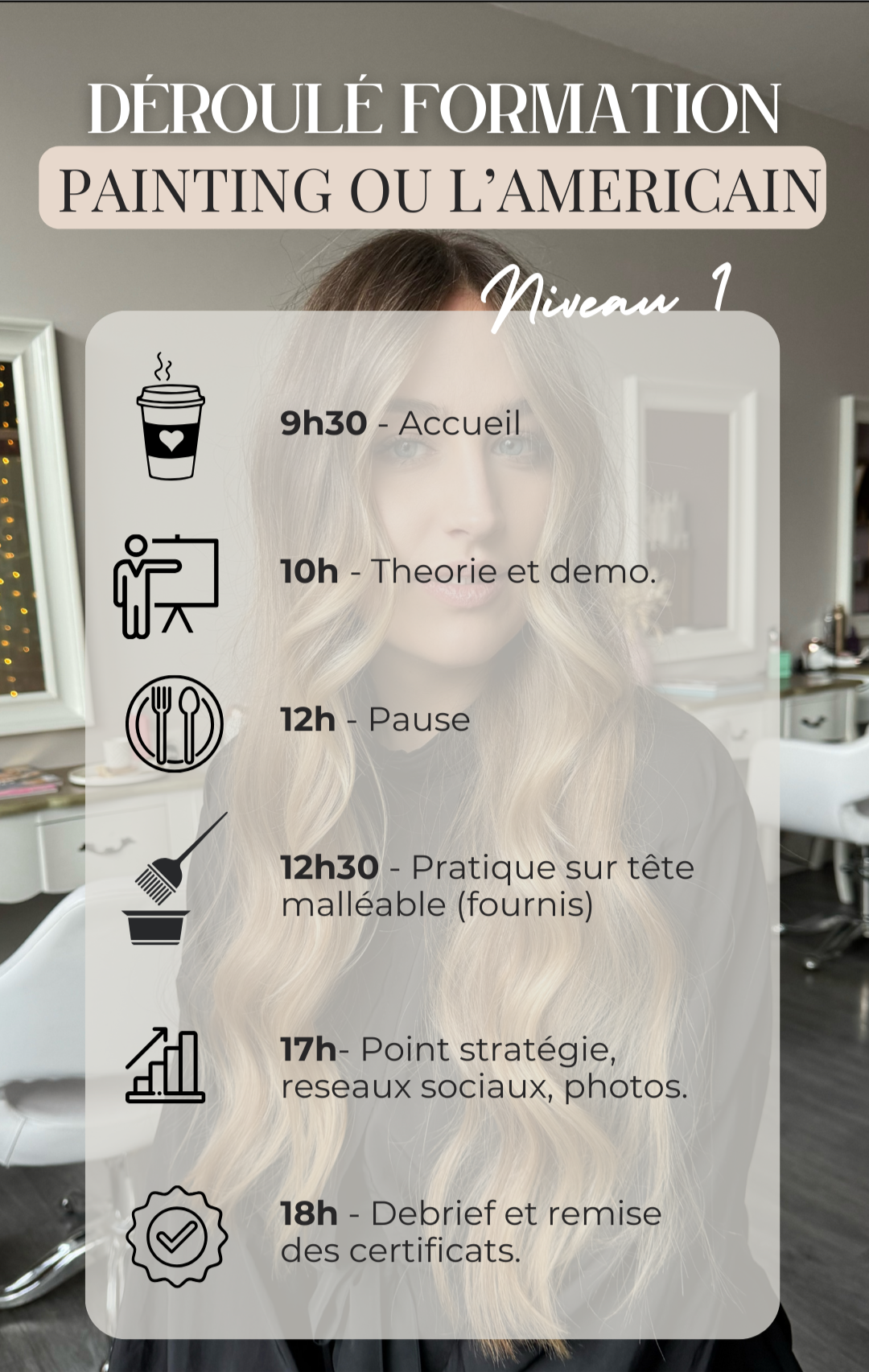 FORMATION BALAYAGE AMERICAIN - LUNDI 18 MAI 2026