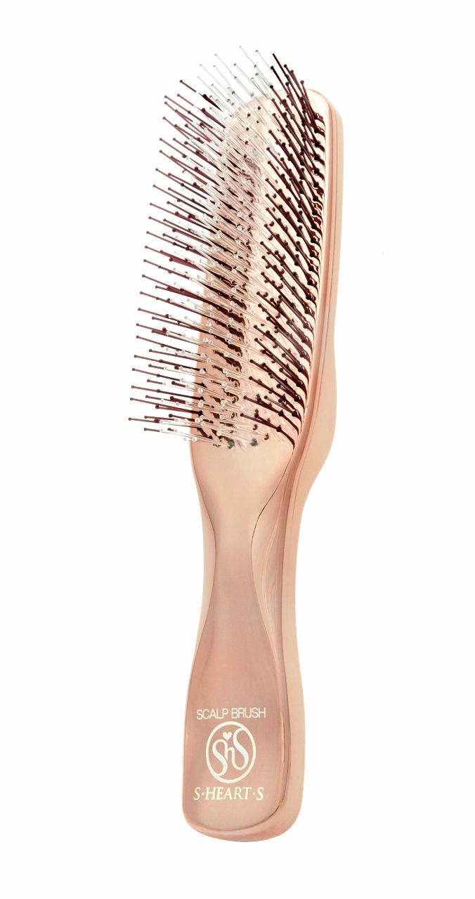 SCALP BRUSH rose gold